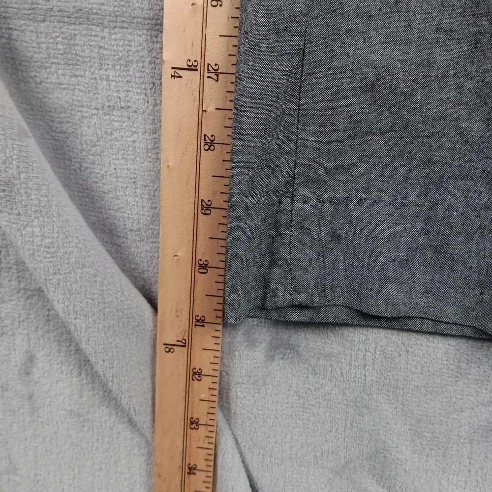 J. Crew Slim Bedford Chino Pants‎ Men Size 34x32 Gray Cotton Flat Front